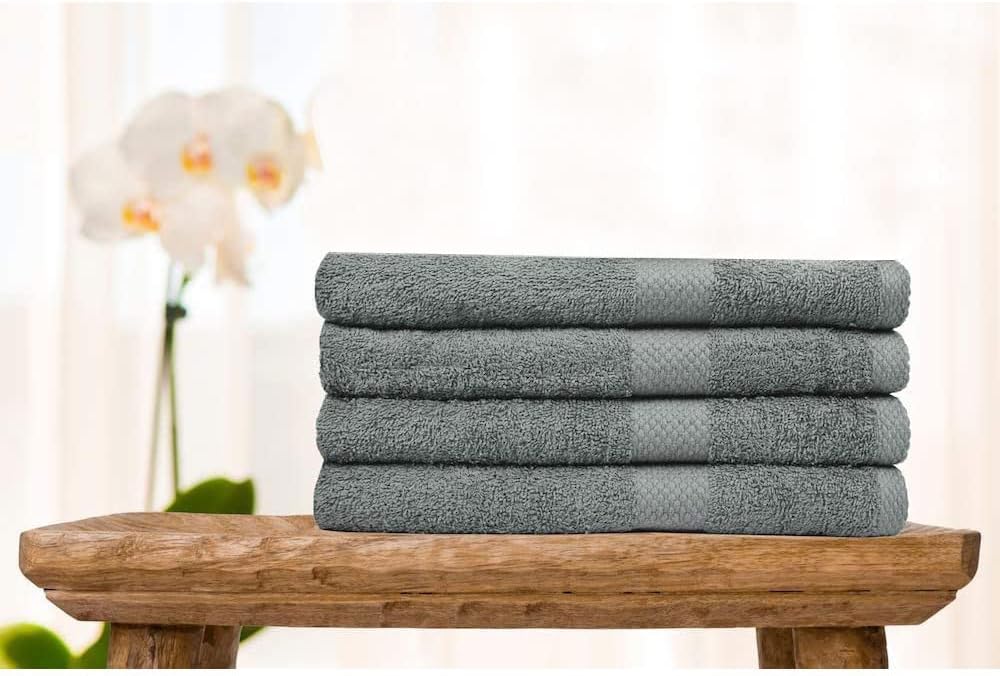 White Classic Luxury 100% Cotton Bath Towels Set Of 4 - 27x54 : Target