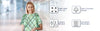 Linteum Textile Supply Premium Green IV Hospital Patient Gown with Telemetry Pocket