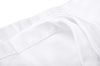 Linteum Textile White Percale Flat Sheets 200 Thread Count