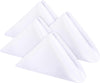 Linteum Textile [24 Pack] Cloth Napkins, 100% Polyester Dinner Napkins with Hemmed Edges, Washable Napkins Ideal for Parties, Weddings and Dinners
