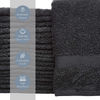 Bleach-Proof Salon Safe Black Hand Towels , 16x27 in.