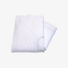 Linteum Textile Soft-Fit Contour Hospital Bed White Twin Fitted Knitted Sheets, Cotton Blend