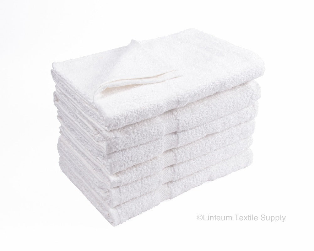 White Bath Towels Hotel-Quality, 22x44 in.