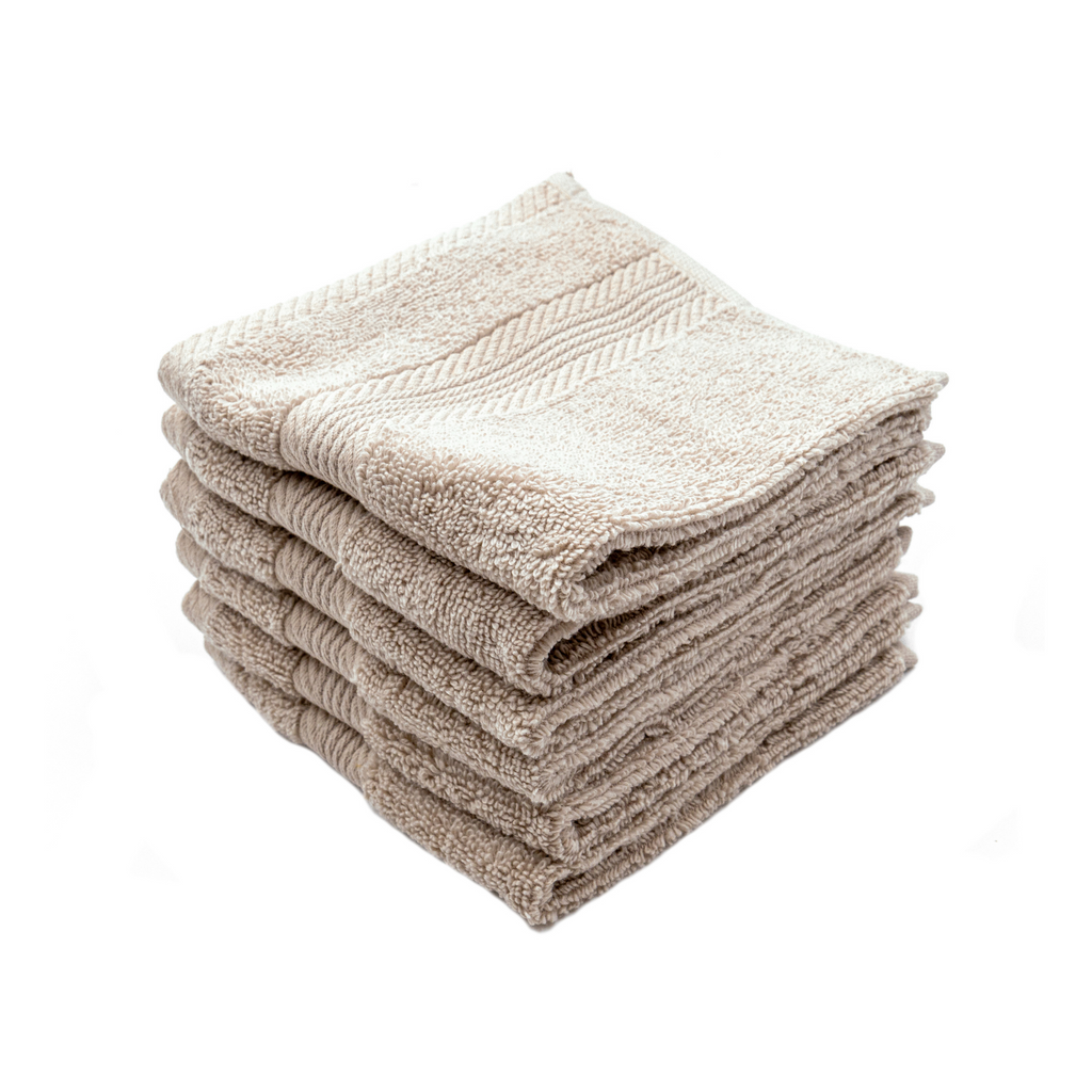  Luxurious Washcloths – Set of 12 – Size 13” x 13” – Thick Loop  Pile Washcloth – Absorbent and Soft 100% Ring-Spun Cotton Wash Cloth – Lint  Free Face Towel –