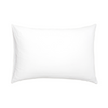 Linteum Textile Supply White Pillow Cover Zippered Pillow Protector with 55% Cotton 45% Polyester