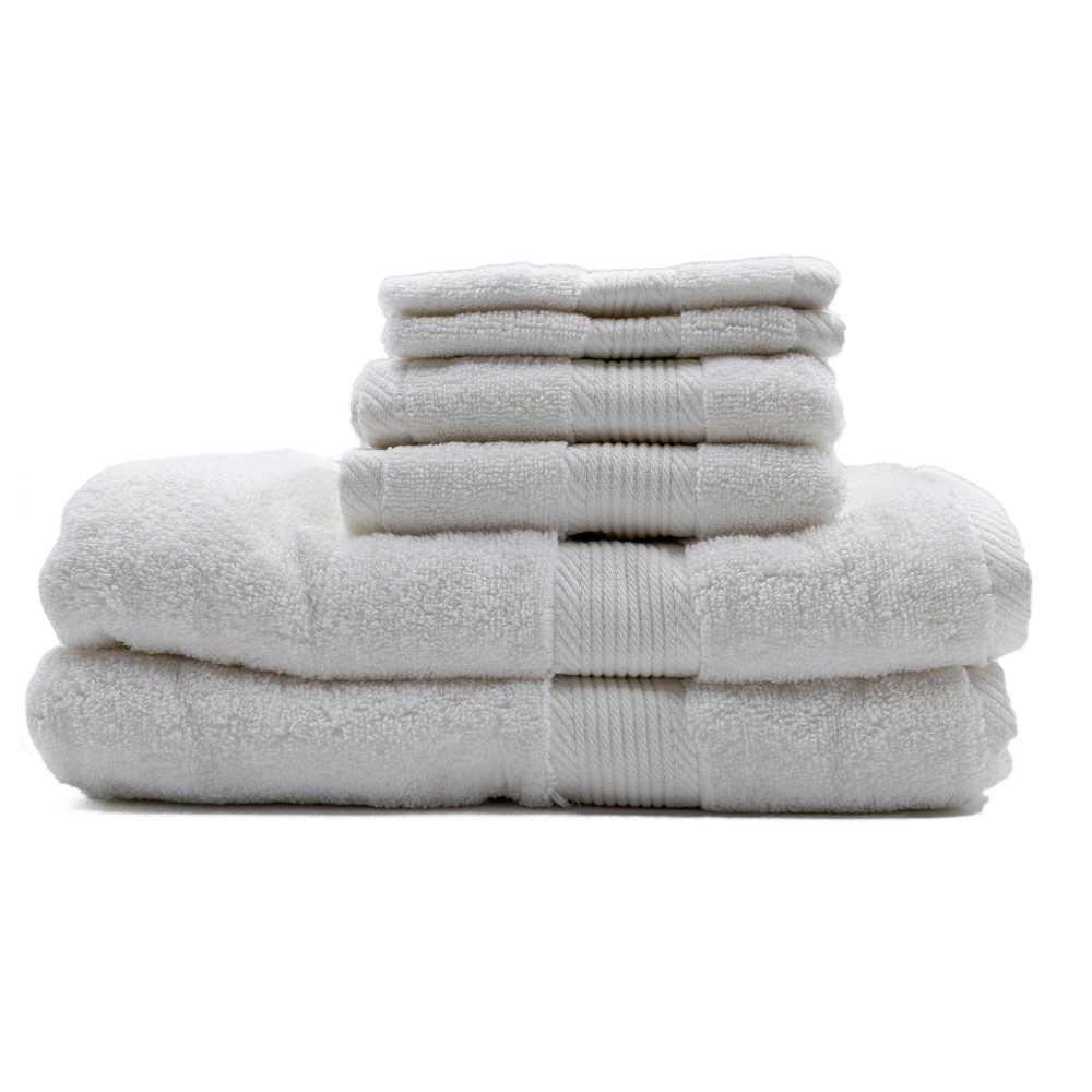 Ample Decor 100% Cotton 6 Pcs Bath Towel Set, Luxury Bath Towels for  Bathroom - 2 Bath Towels, 2 Hand Towels, 2 Washcloths - Soft Pink 