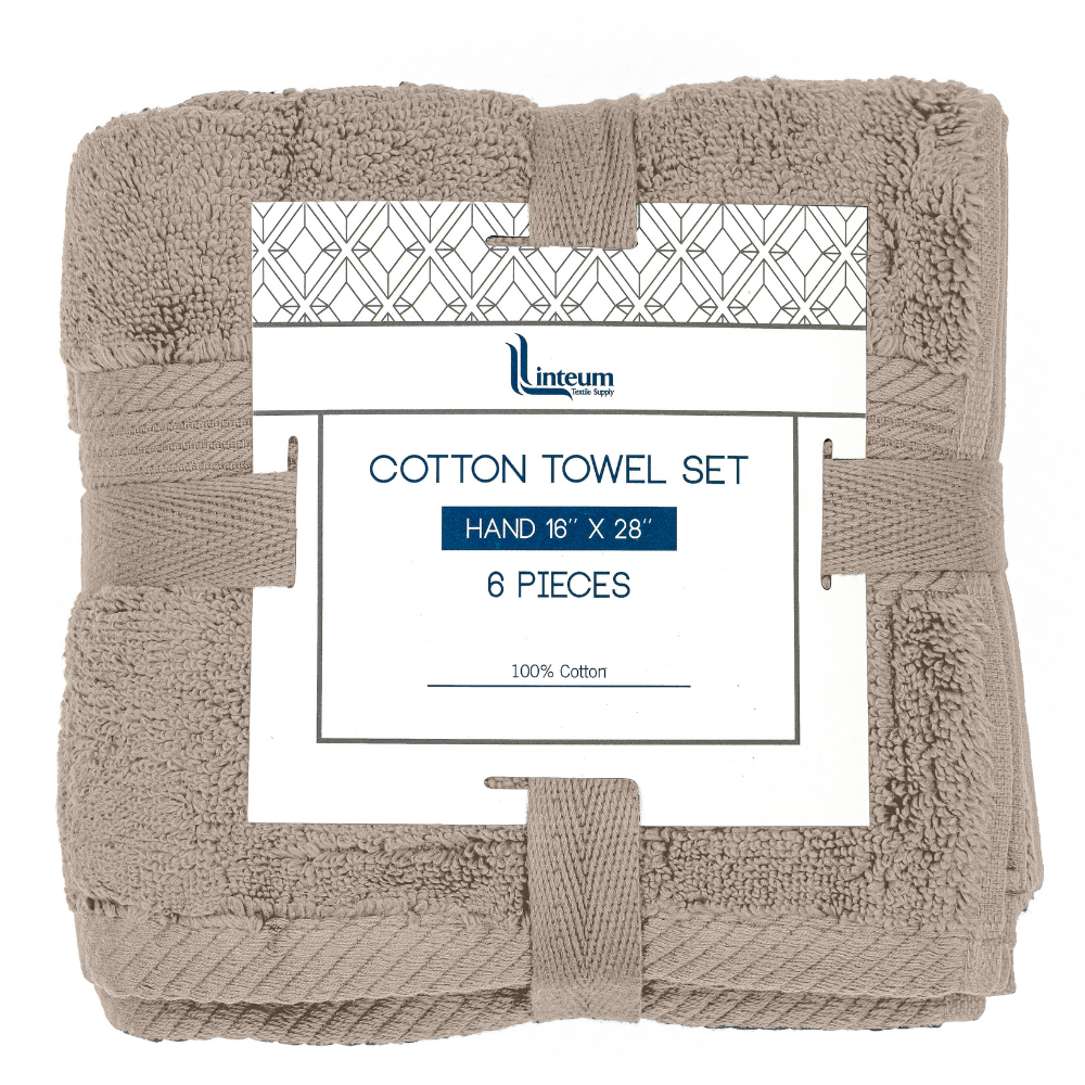 New Luxury Hand Towels, 16x28in. Made from 100% Soft Cotton