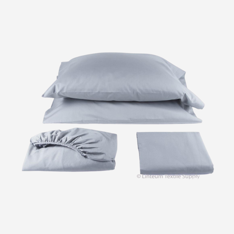 Cotton Bed Sheet Set, 4-Piece Bedding Set | Assorted Colors